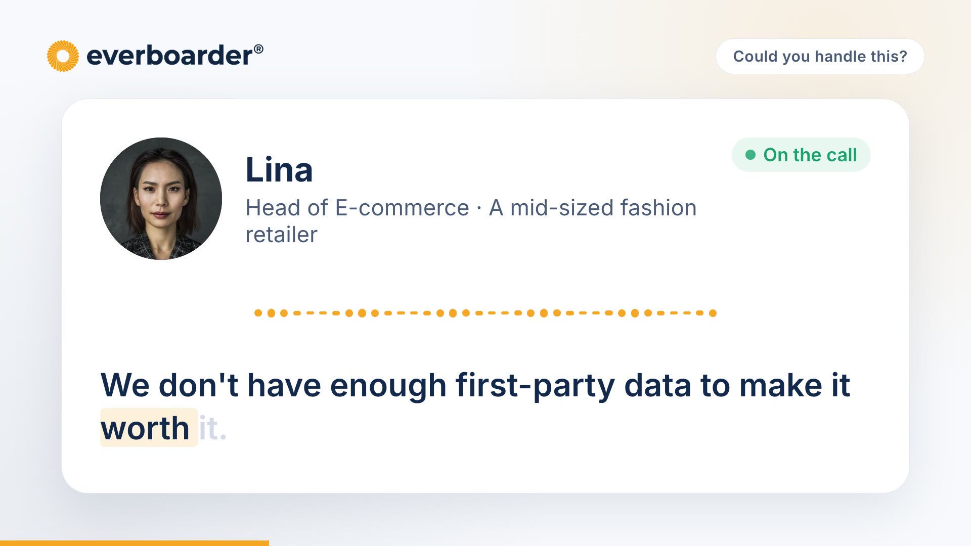 Video: We don't have enough first-party data
