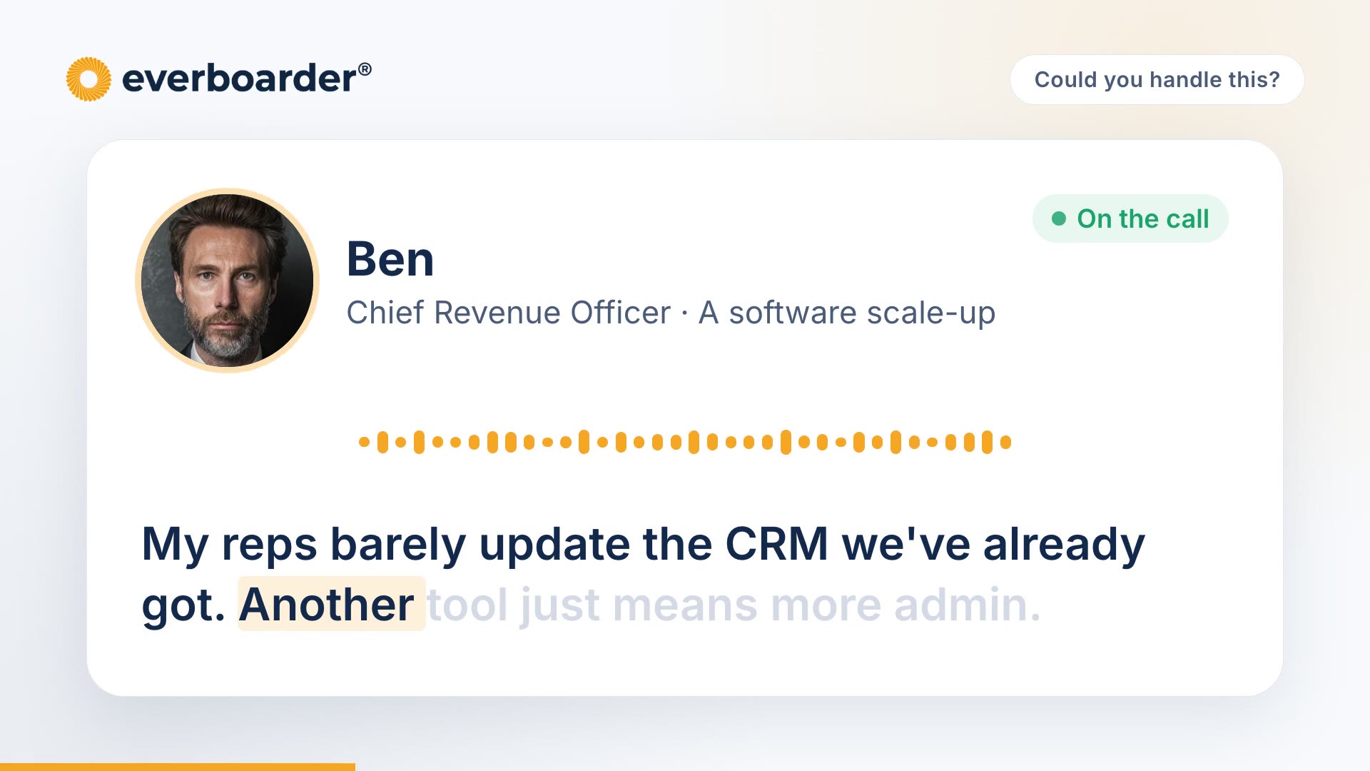 Video: My reps barely update the CRM