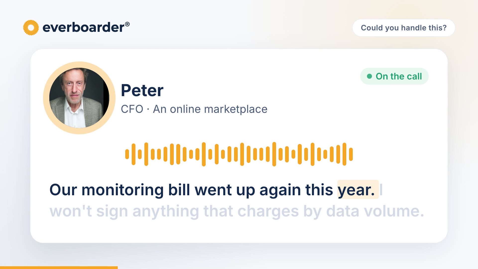 Video: Our monitoring bill keeps going up