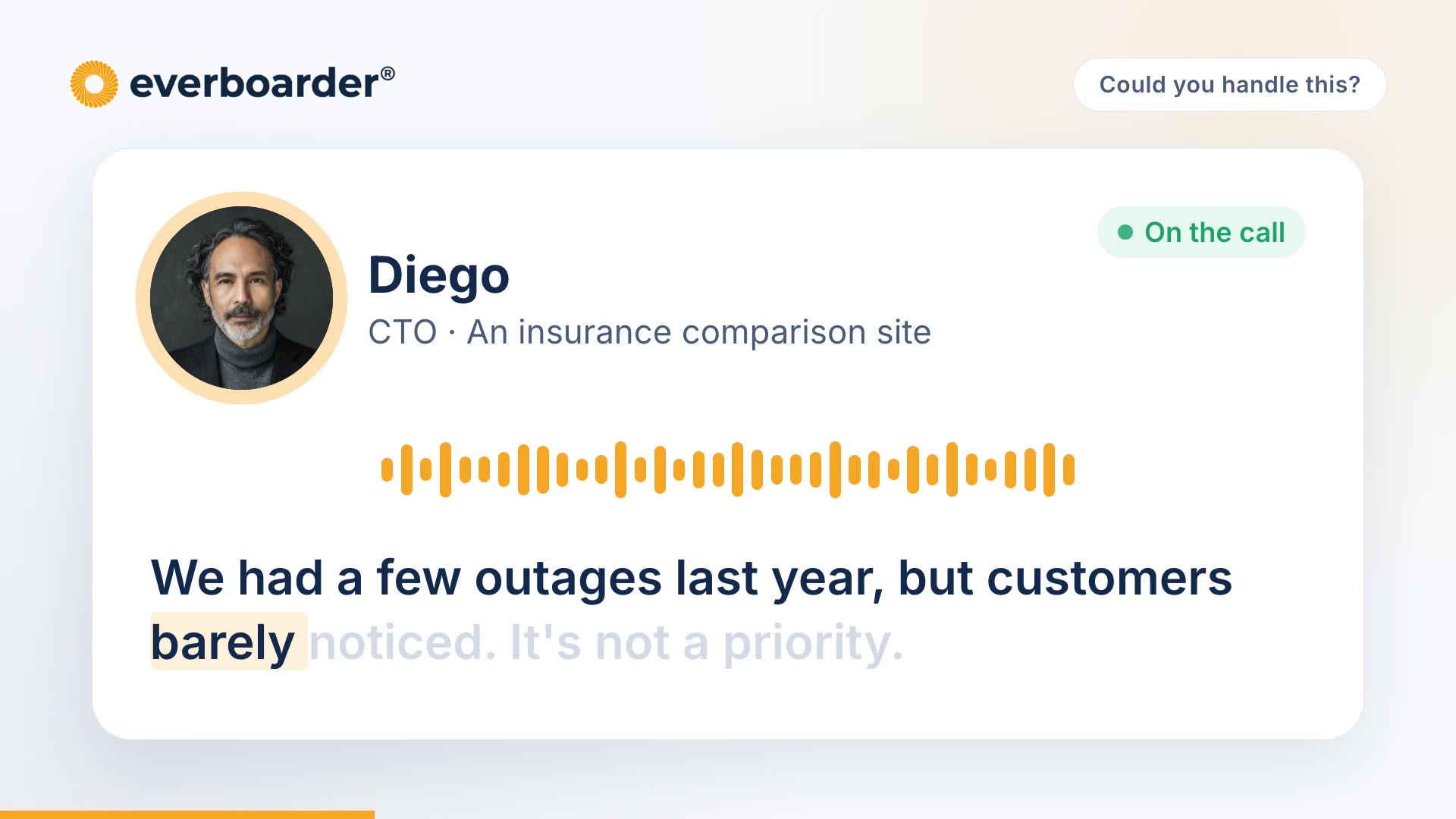 Video: Outages haven't hurt us